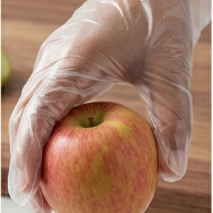 plastic hand gloves
